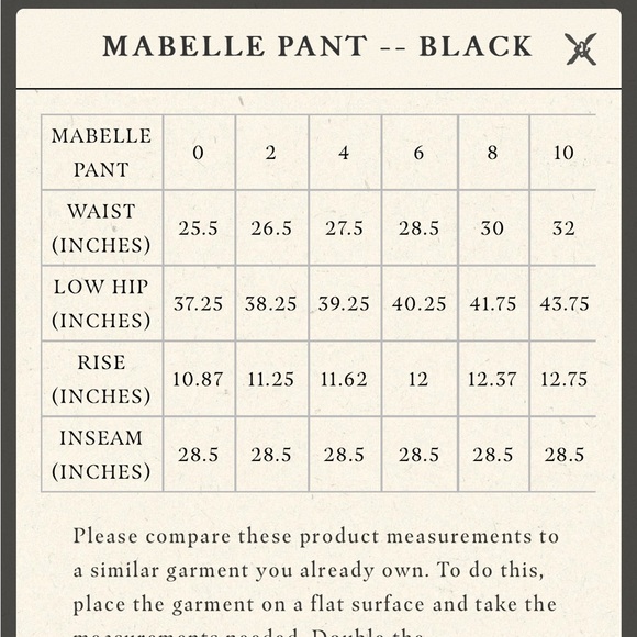 NWT Doen Mabelle pants size 6 - Picture 12 of 12